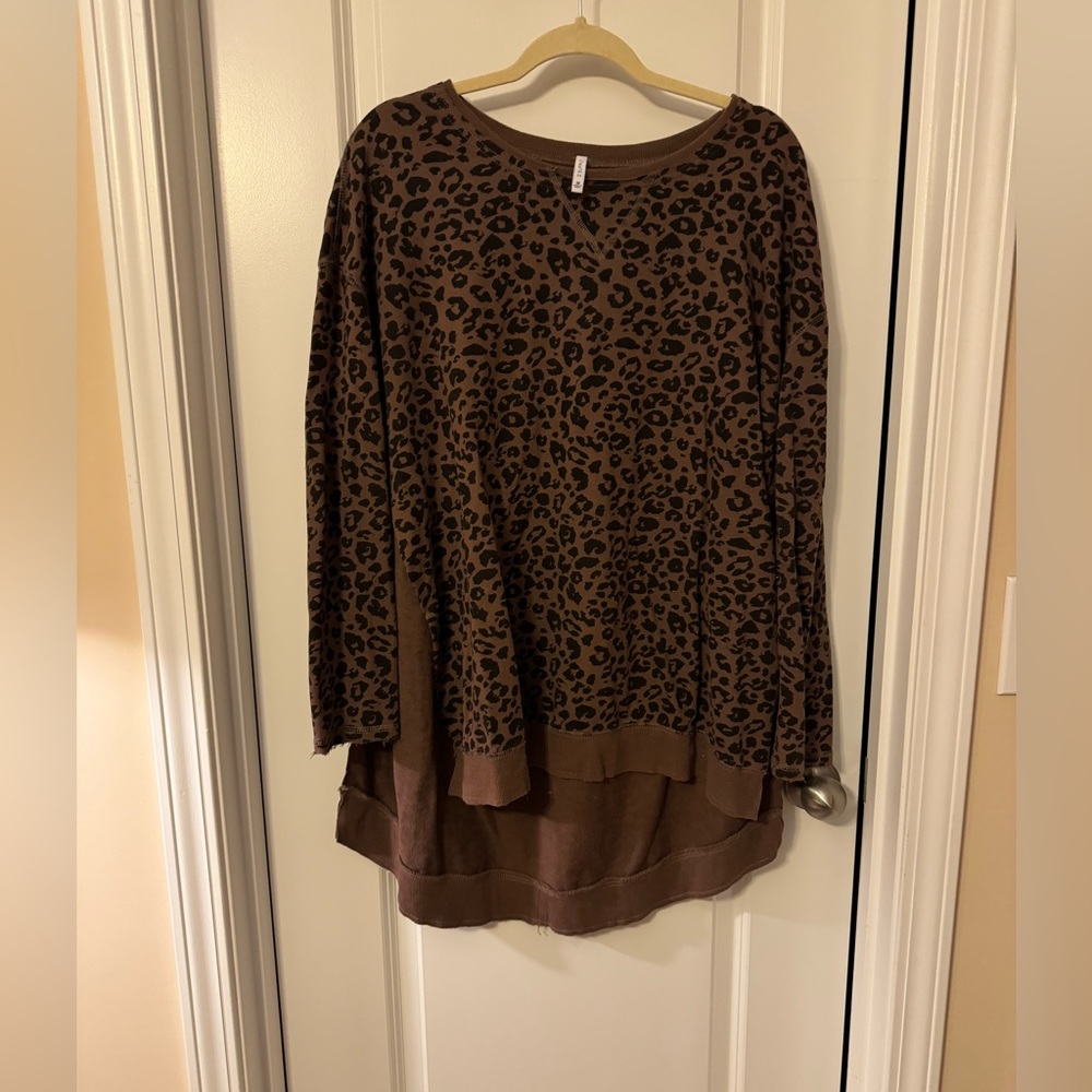 Z supply leopard shirt